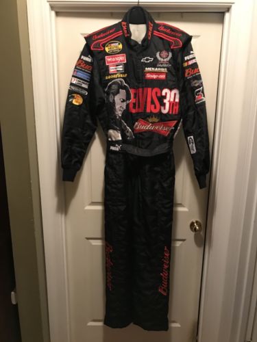Dale Earnhardt Jr Budweiser/Elvis Nascar Race Used Driver Suit Richmond