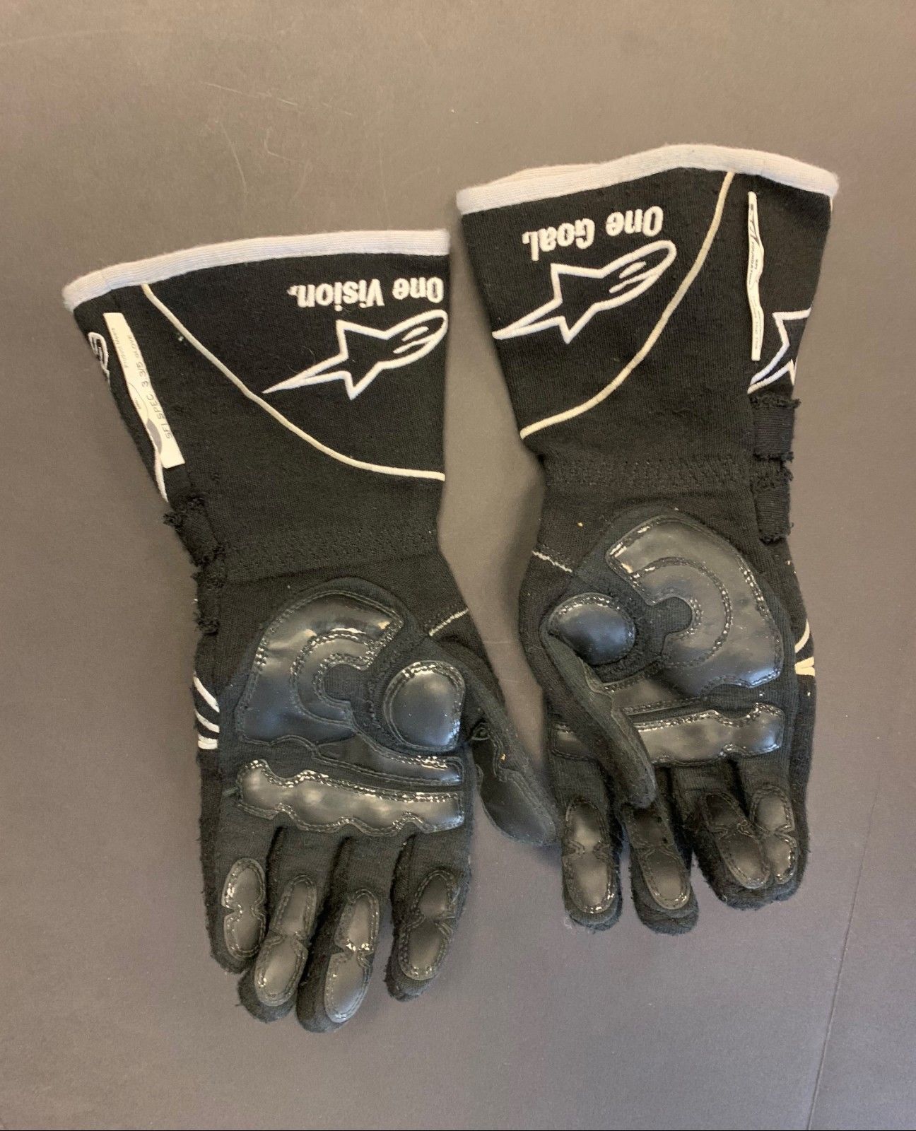 Jimmie Johnson Signed Racing Gloves - Race Used 360