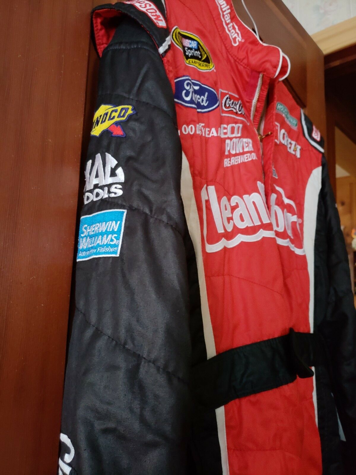 Greg Biffle 2015 Driver Fire Suit Clean Harbors Race Used 360