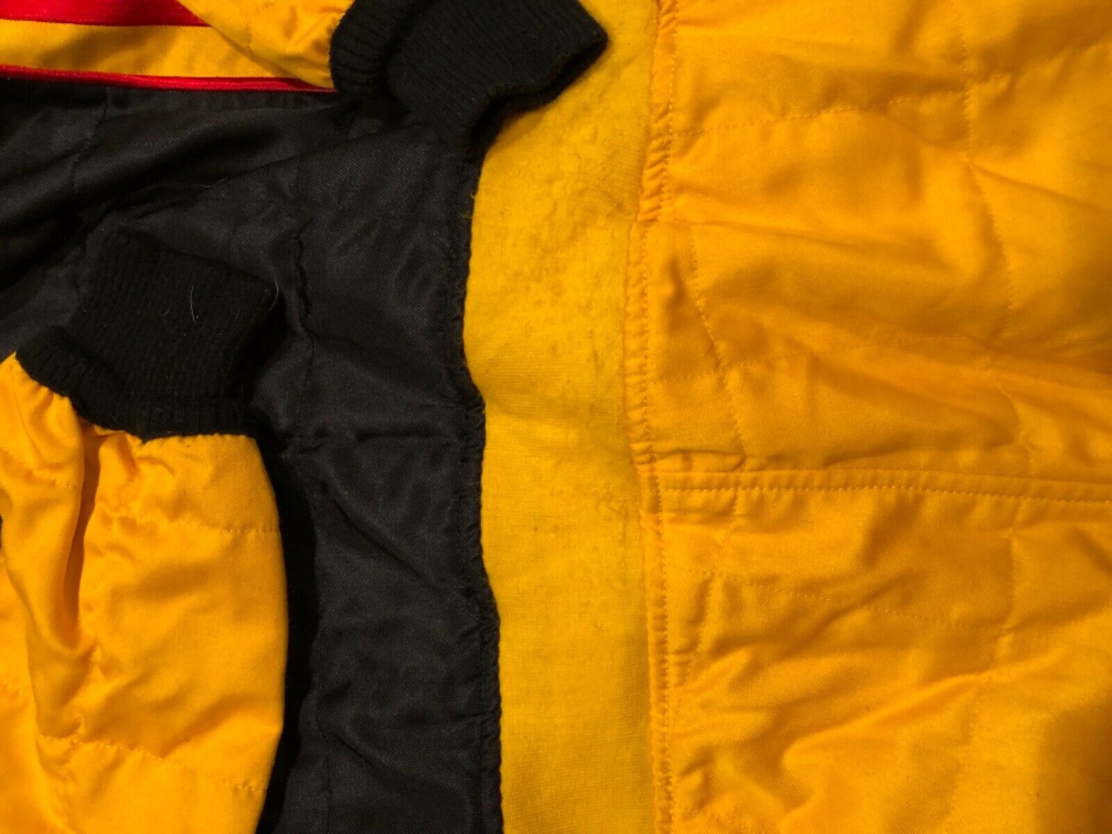 Jeff Burton CATERPILLAR RCR Race Worn Race Used Firesuit Drivers suit ...