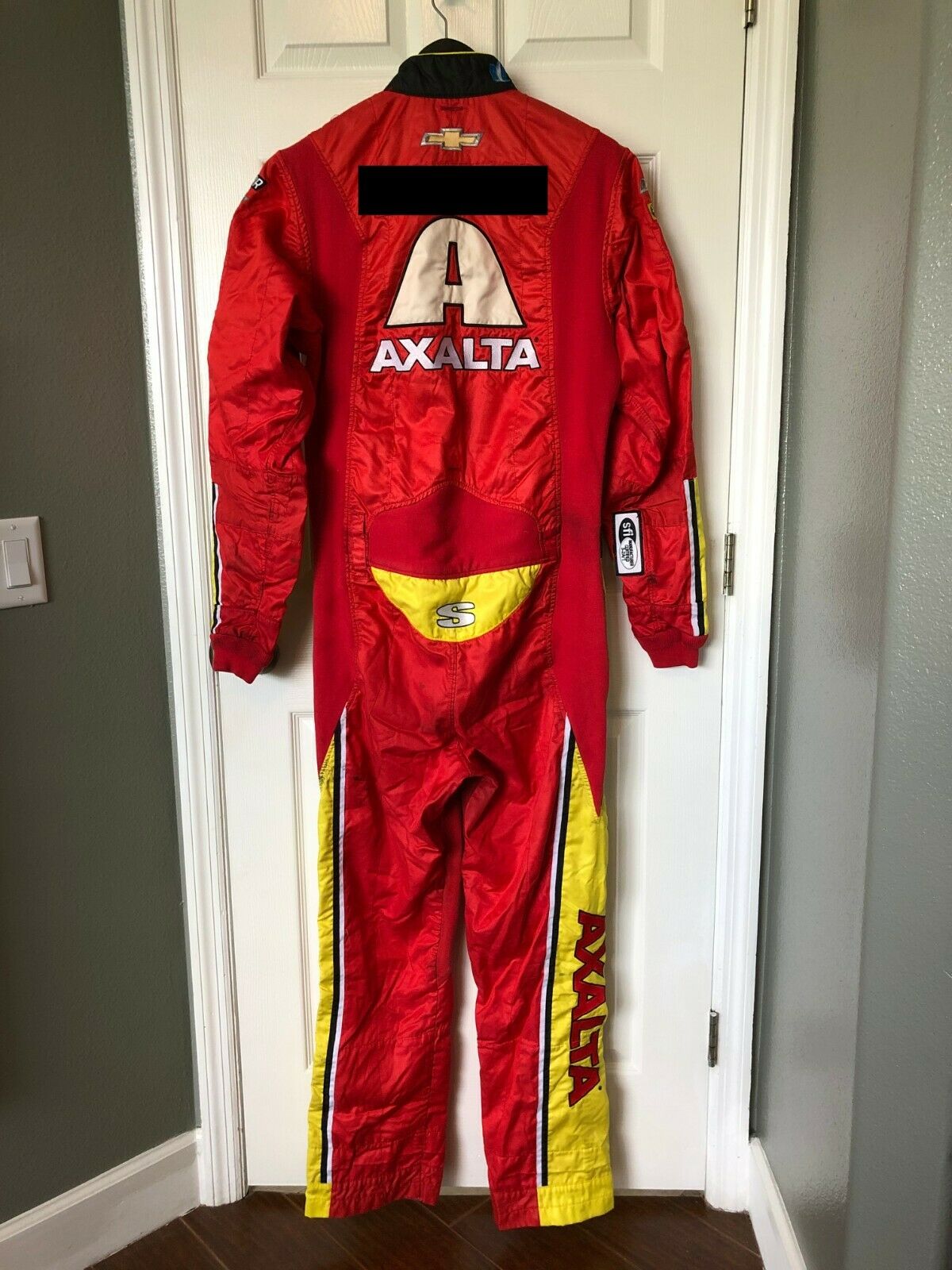 Dale Earnhardt Jr NASCAR Race Used Worn Pit Crew Firesuit Axalta ...