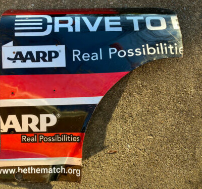 2014 Jeff Gordon #24 AARP Drive to End Hunger NASCAR Race Used Sheetmetal