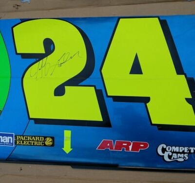 Jeff Gordon Race Used Nascar Sheetmetal Door 24