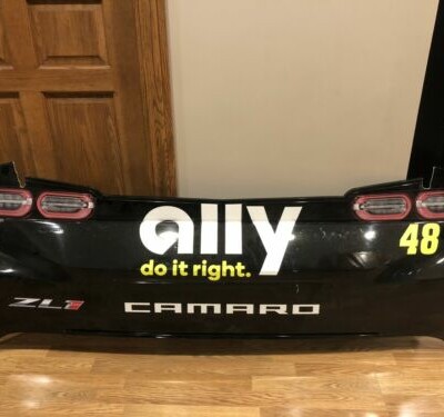Jimmie Johnson 2019 Ally Race used rear bumper panel Nascar sheetmetal Camaro